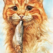 Схема вышивки «Рыбка моя»