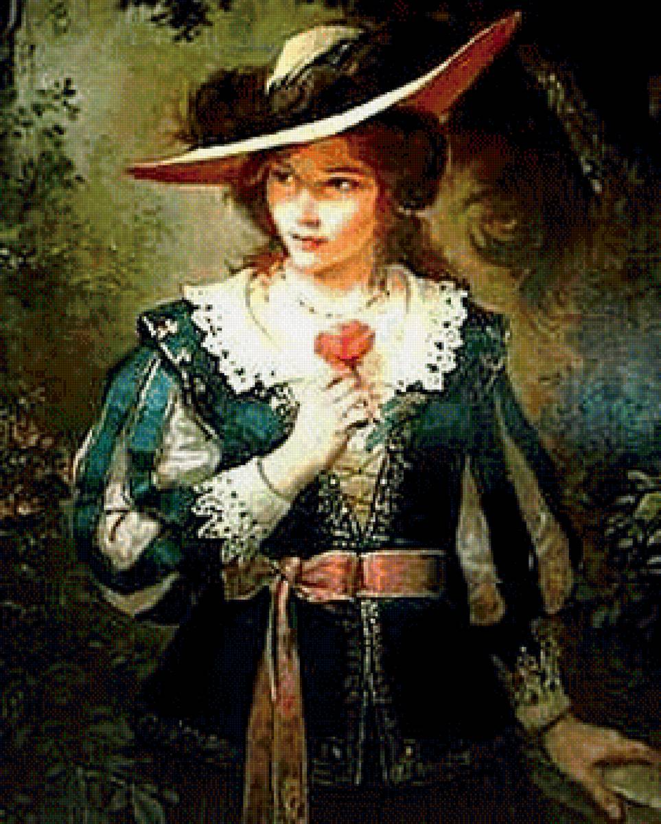 Принц - вышивка крестиком - предпросмотр