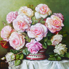 Схема вышивки «Розы»