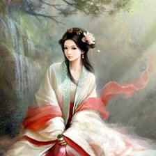 Схема вышивки «Гейша»