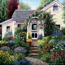 Схема вышивки «Уютный дом»