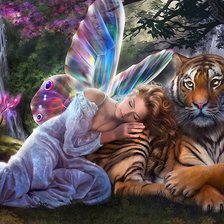 Схема вышивки «Девушка»