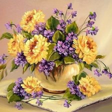 Схема вышивки «Букет 1»