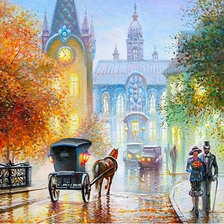 Вечерний город