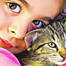 Схема вышивки «Девочка»