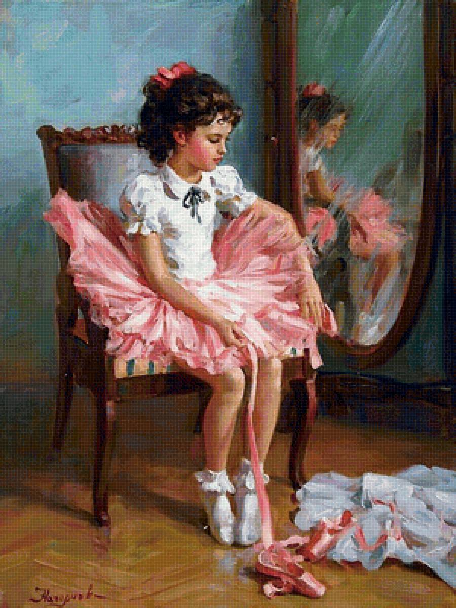 маленькая балерина - балерина, девочка - предпросмотр