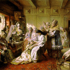 Схема вышивки «под венец»