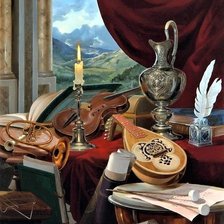 Схема вышивки «музыка»