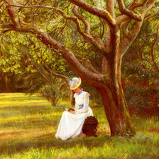 Схема вышивки «за чтением»