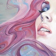 Схема вышивки «Девушка»