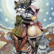 Схема вышивки «Наполеон и Жозефина»