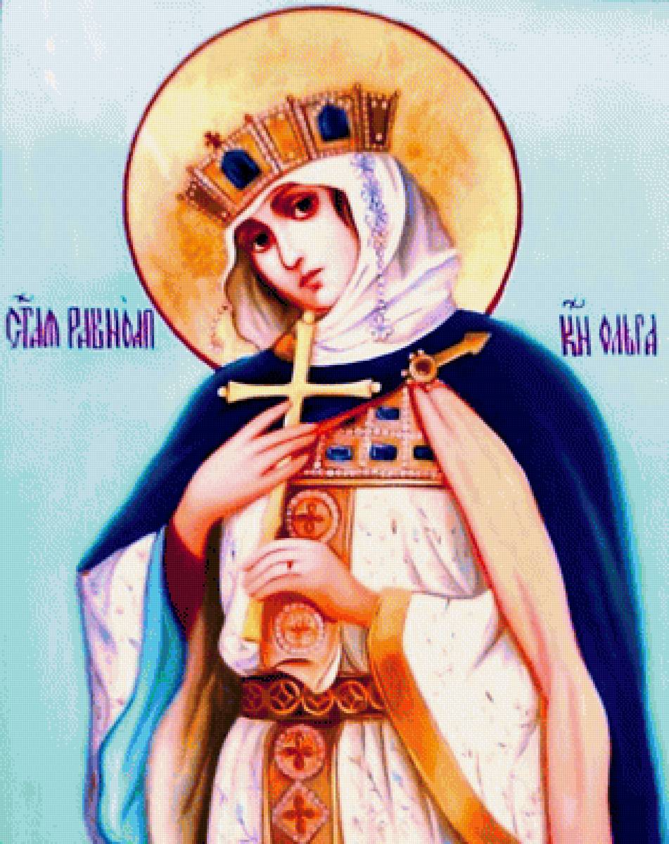 св. Ольга - икона, св. ольга - предпросмотр