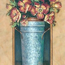 Схема вышивки «маки»