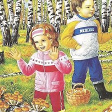 Схема вышивки «Детская»