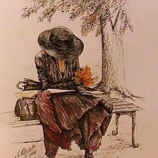 Схема вышивки «Осень.»