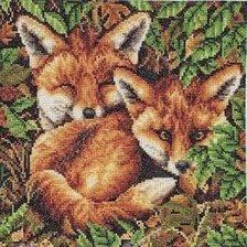 Схема вышивки «Vosjes»