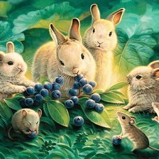 Схема вышивки «Blueberries»