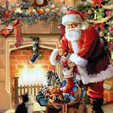 Схема вышивки «Santa 4»