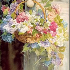 Схема вышивки «Цветы»