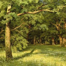 Схема вышивки «Опушка леса»