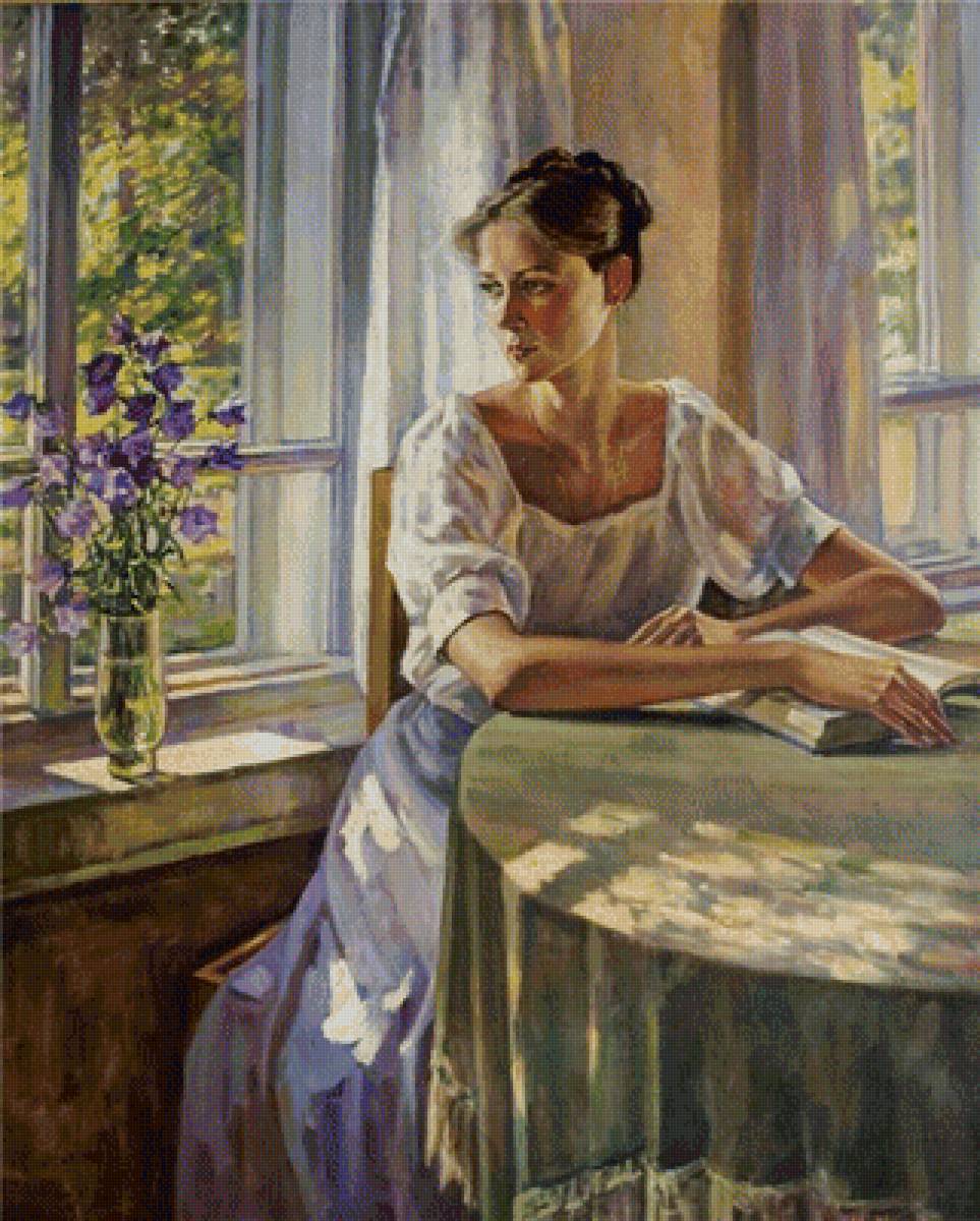 ОЖИДАНИЕ - девушка, книга, лето - предпросмотр