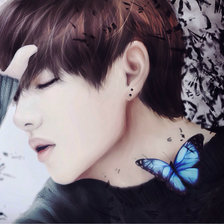 Схема вышивки «Ким Те Хён»