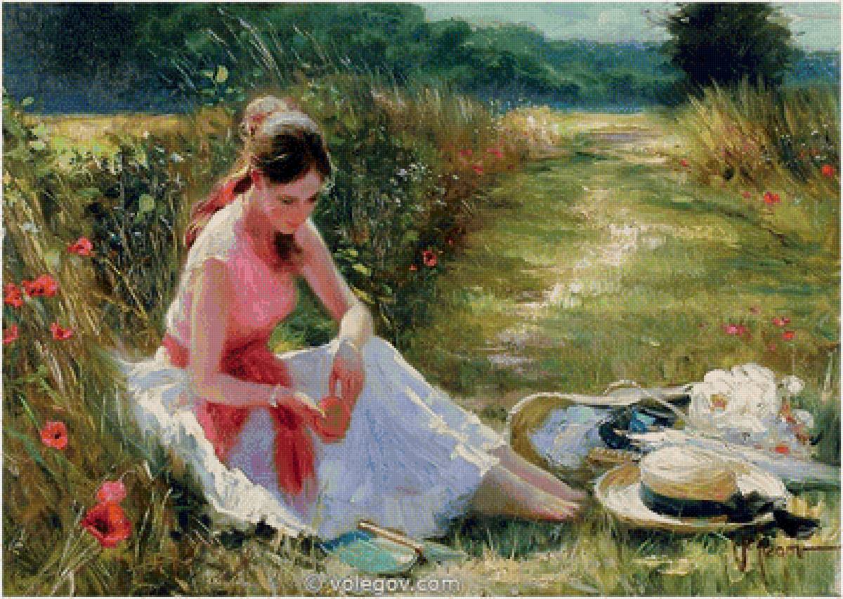 отдых - книга, отдых, лето, девушка - предпросмотр