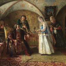 Схема вышивки «целовальный обряд»