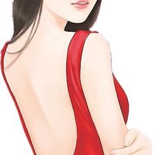 Схема вышивки «Девушка»