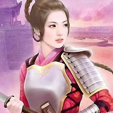 Схема вышивки «Девушка»