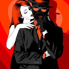 Схема вышивки «Ганстер-Лав»