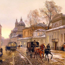 Схема вышивки «Горный пейзаж»