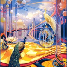 Схема вышивки «илюзия»