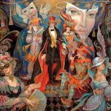 Схема вышивки «Театр»