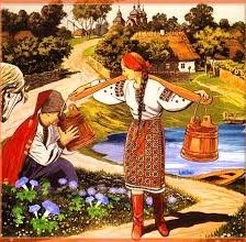 Схема вышивки «двое»