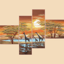 Схема вышивки «Саванна»