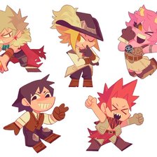 Схема вышивки «BNHA fantasy!AU»