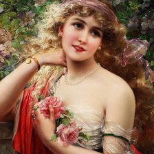 Схема вышивки «красавица»