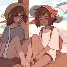 Схема вышивки «Пляж»