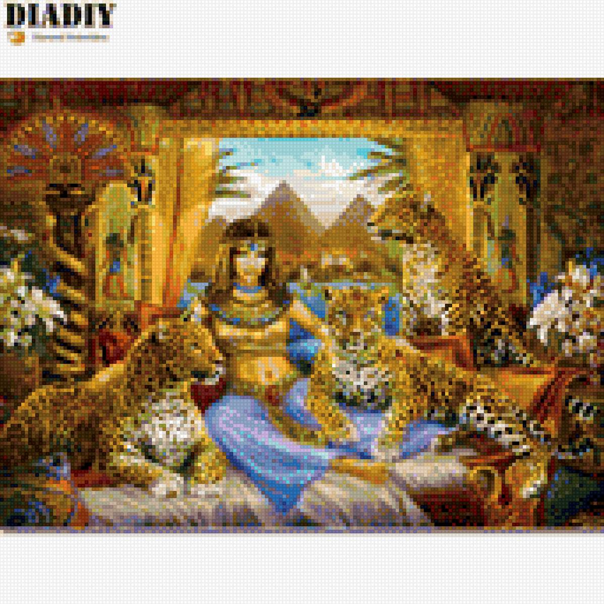 леопарды и девушка - предпросмотр