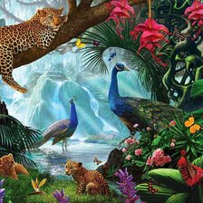 Схема вышивки «на пруду»