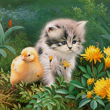 Схема вышивки «друзья»