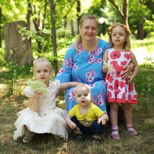 Схема вышивки «Моя семья.»