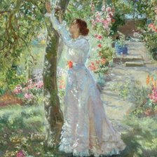 Схема вышивки «в летнем саду»