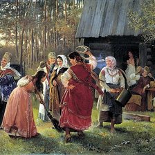 Схема вышивки «свадебный обряд»