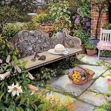 Схема вышивки «В саду»