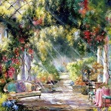 Схема вышивки «Солнечный день»