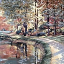 Схема вышивки «Пейзаж»