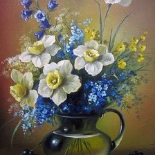 Схема вышивки «наргис»