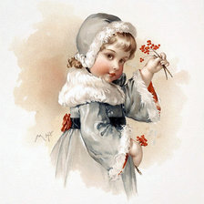 Схема вышивки «ретро»